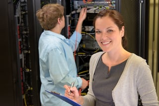 photo of 2 network engineers
