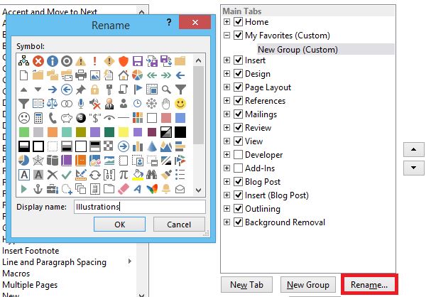 Word: Customize the Ribbon and Create a Custom Tab