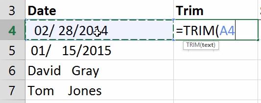TRIM function