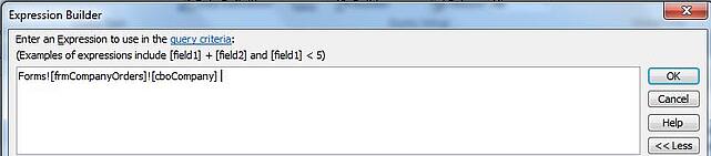 Expression Builder