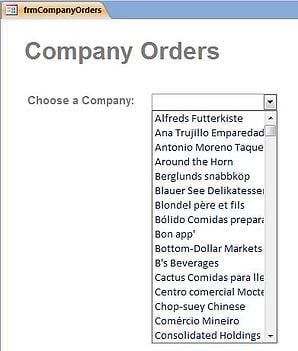 Company Orders