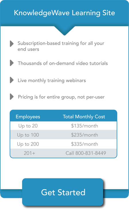 Purchase a KnowledgeWave Learning Site Subscription