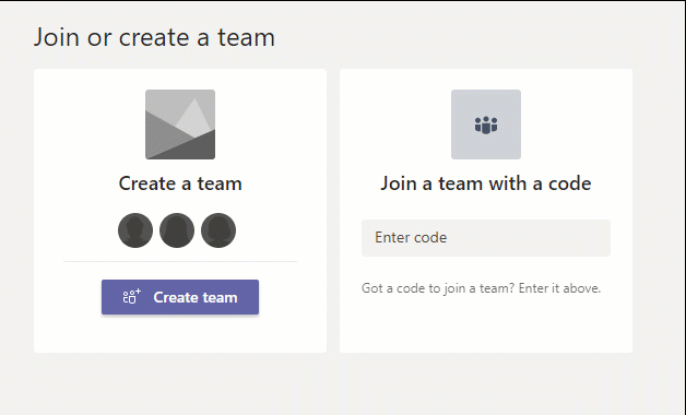 Microsoft Teams Creation