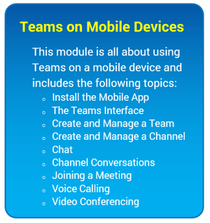 Microsoft Teams Training for Mobile Devices