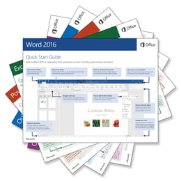 Office 2016 Quick Start Guides