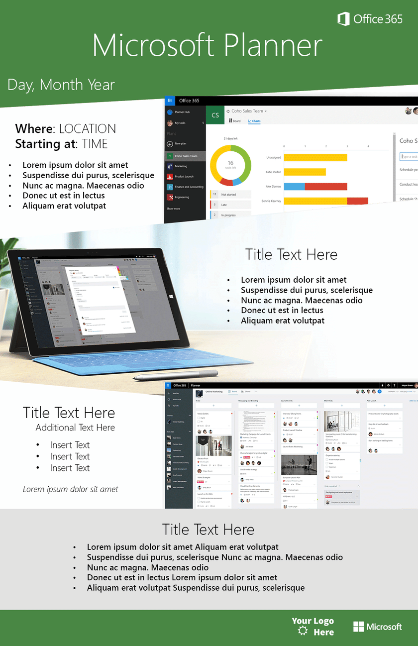 Download Office 365 Customized Posters: Boost Office 365 User Adoption