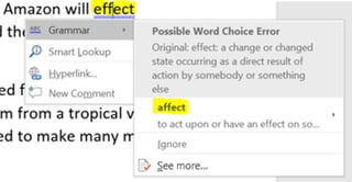 Word 2016 Grammar Assistant 