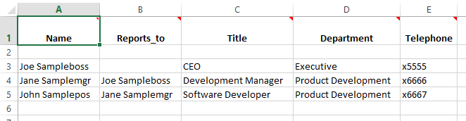 Organization Chart In Excel 2003