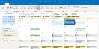 Календарь outlook на рабочий стол