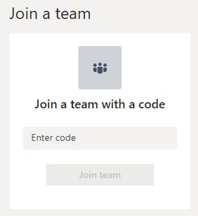 Join a Microsoft Team
