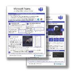 KnowledgeWave's Microsoft Teams Quick Reference Guide