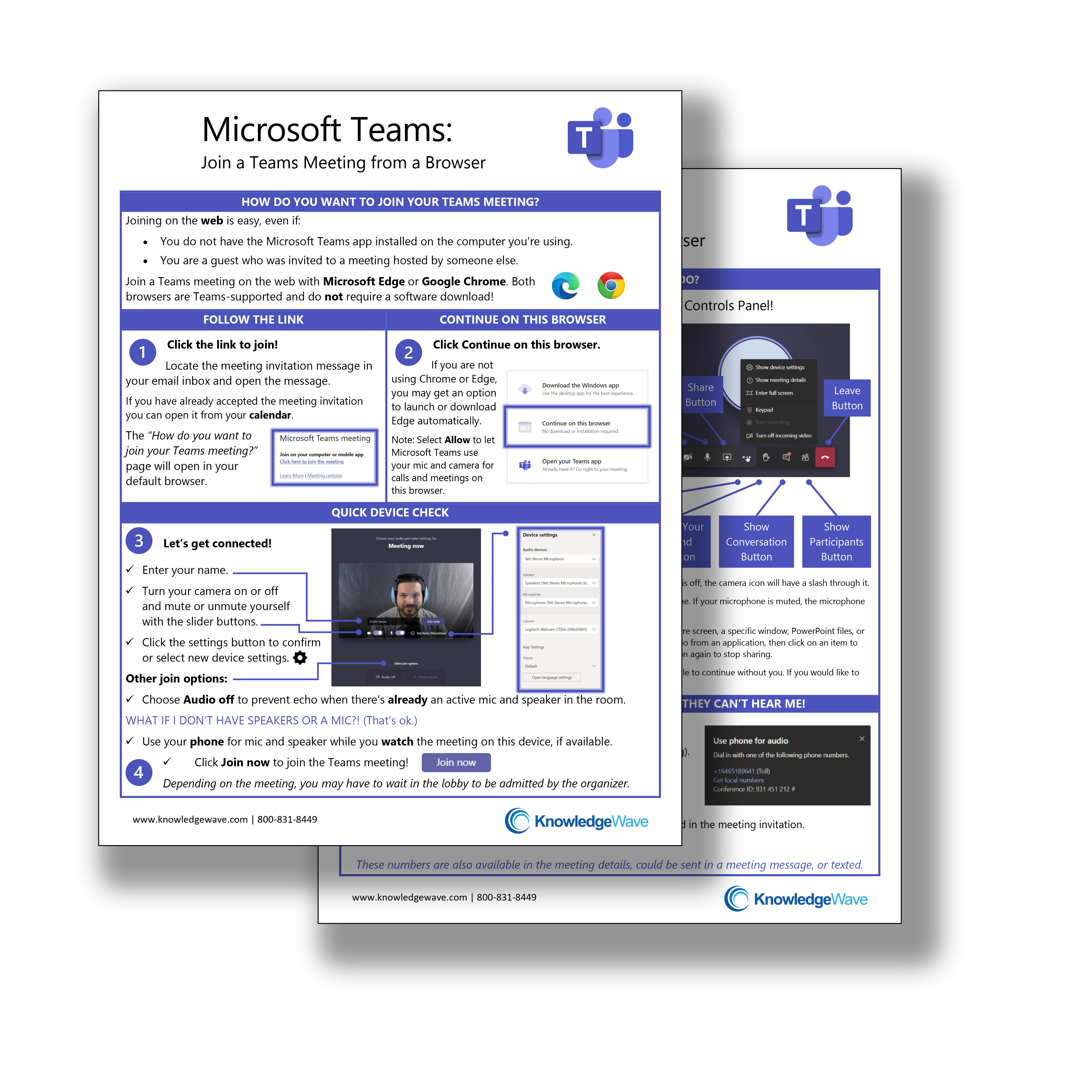 Teams from a Browser Guide image