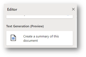 Microsoft Word Summary Creator