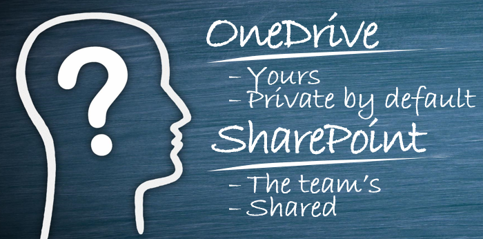 OneDrive vs SharePoint